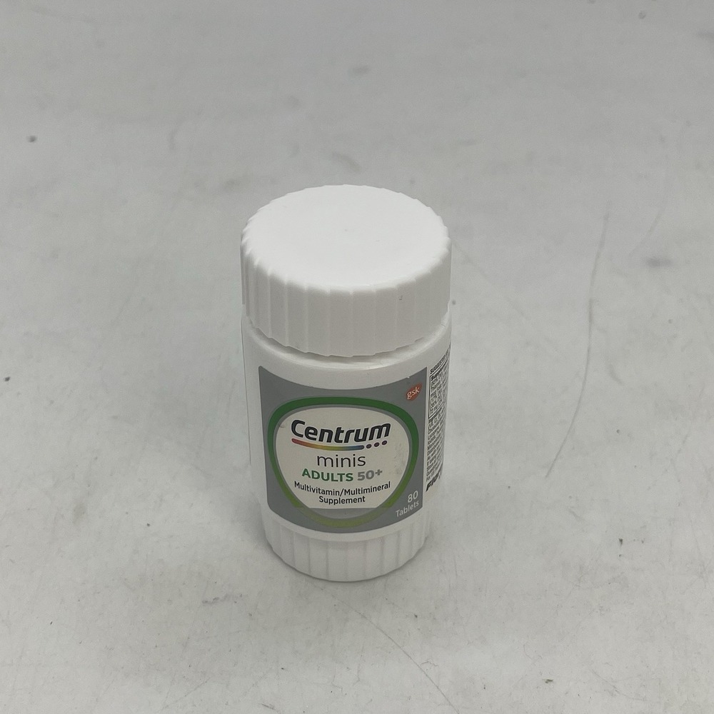 Centrum Minis Silver Multivitamin for Adults 50 Plus 80 Count Tablets NEW